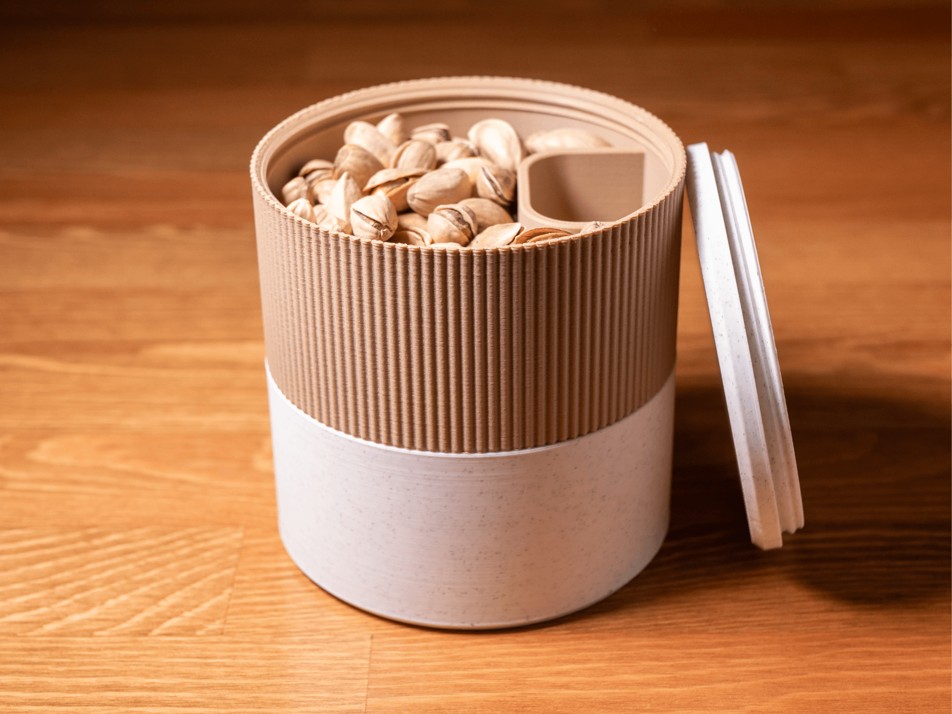 Pistachio Cup (Pistachio Bowl) - Ribbed