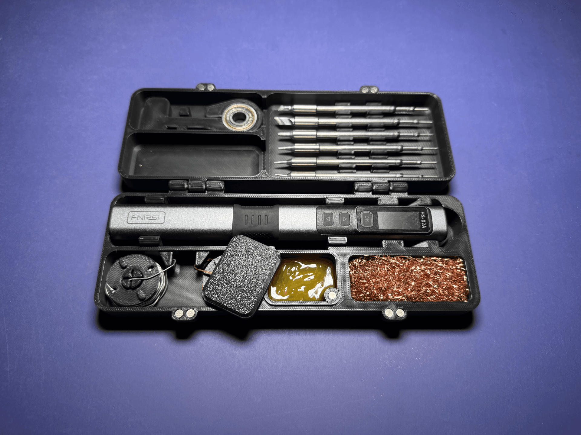 FNIRSI HS-02 Case (Print in Place Hinge)